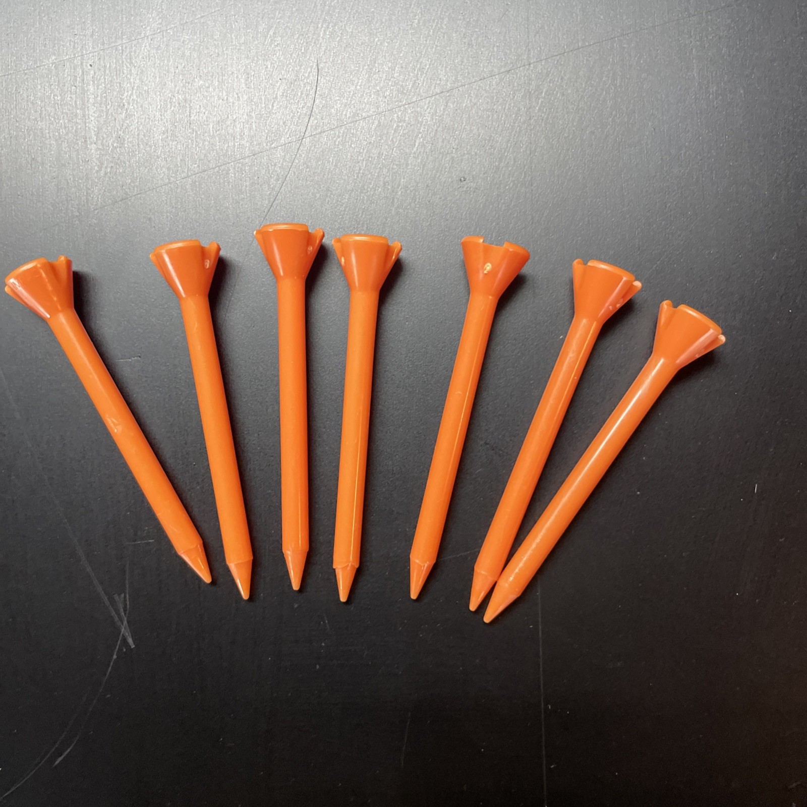 Pack Of 500- Orange Impact Plastic Golf Tees 2 3/4 Inch