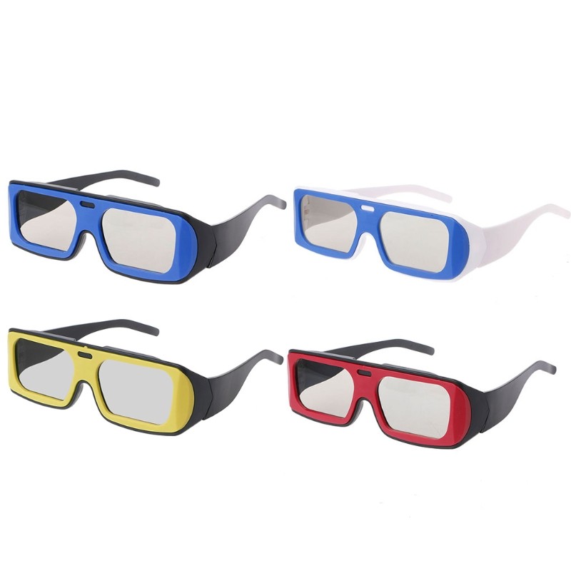 Light Simple Design 3D Stereo Viewing Glasses Polarized Lens Design Props
