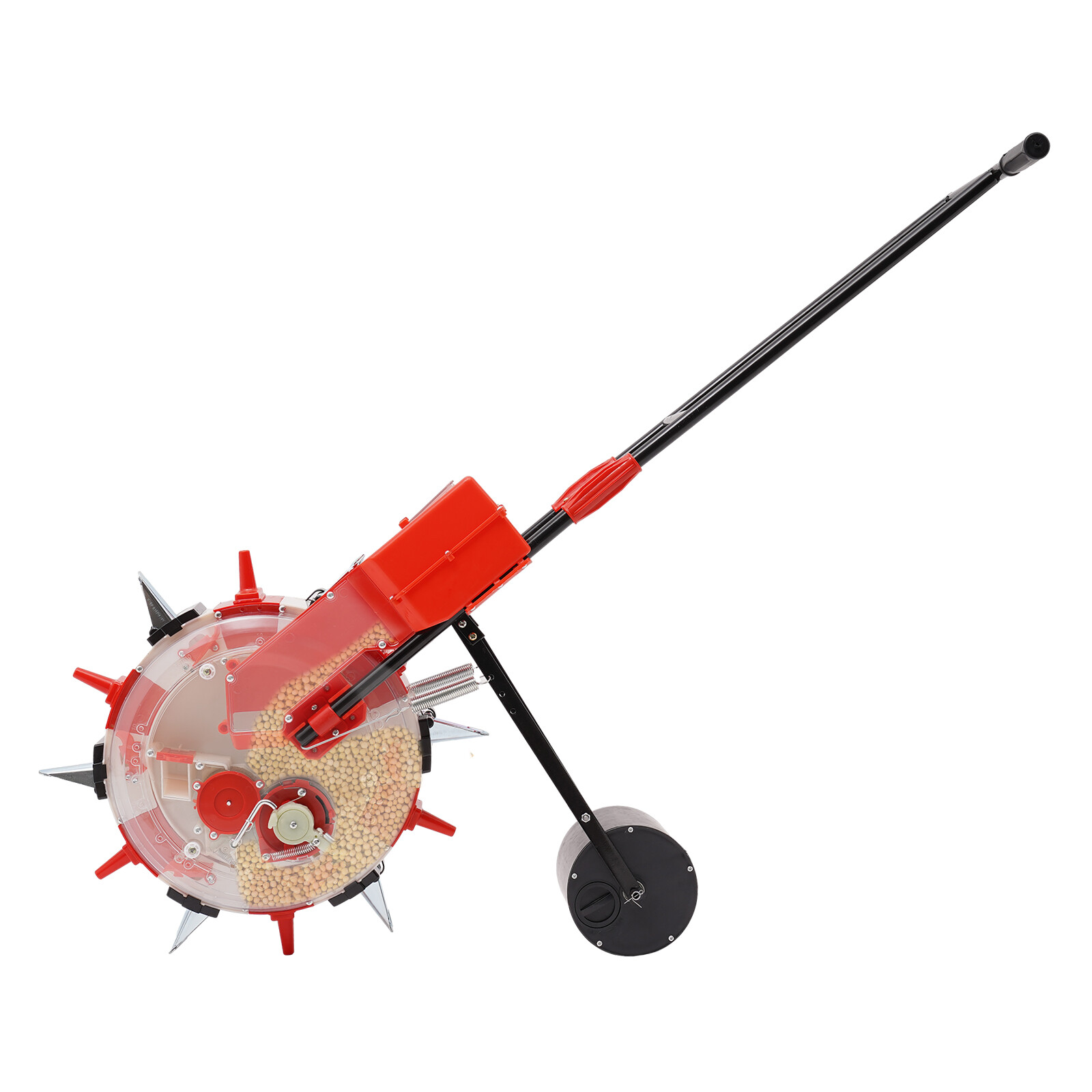 Precision Manual Seeder Garden Seed Planter Spreader Hand-Push Roller Seeder~