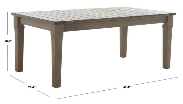 Safavieh MARTINIQUE PATIO COFFEE TABLE, Reduced Price 2172793881 CPT1014B