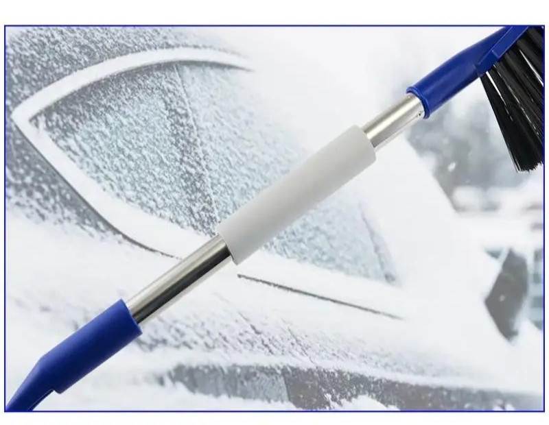 Car Snow Brush Ice Scraper Paint Safe Winter Auto Tool For Windshield Cleaning
