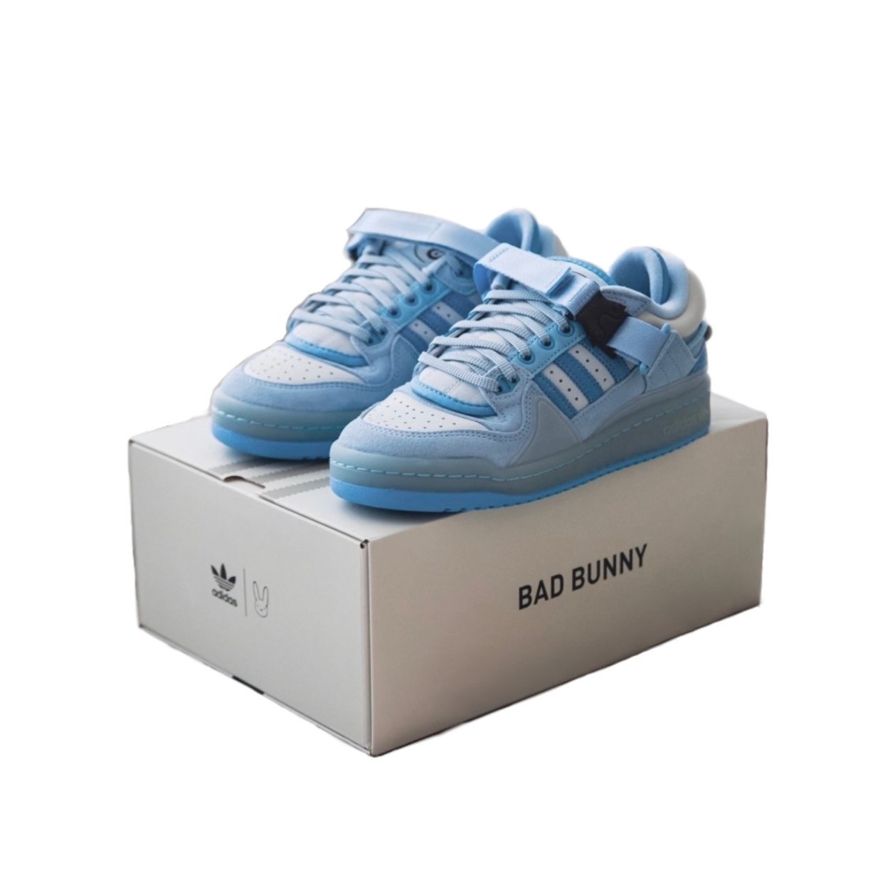 Bad Bunny × adida s Forum Buckle Low Blue Tint GY9693