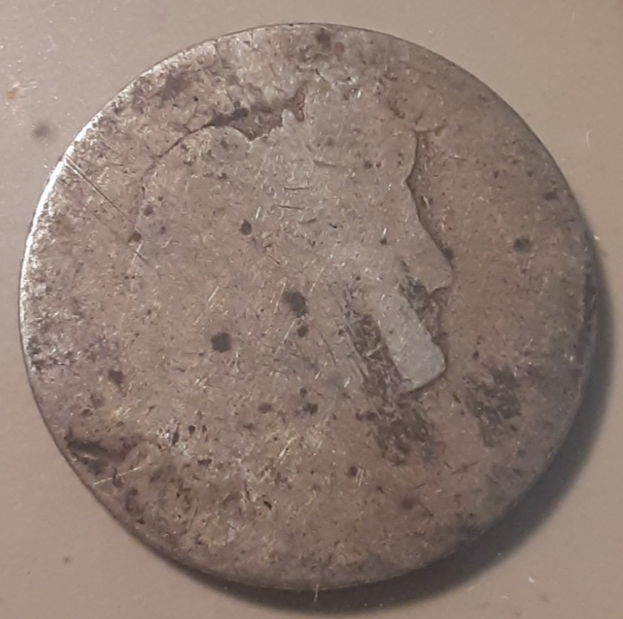 Dateless Barber Dime Unknown Mint 90% Silver US 10c coin (#12-WN6/RBV)