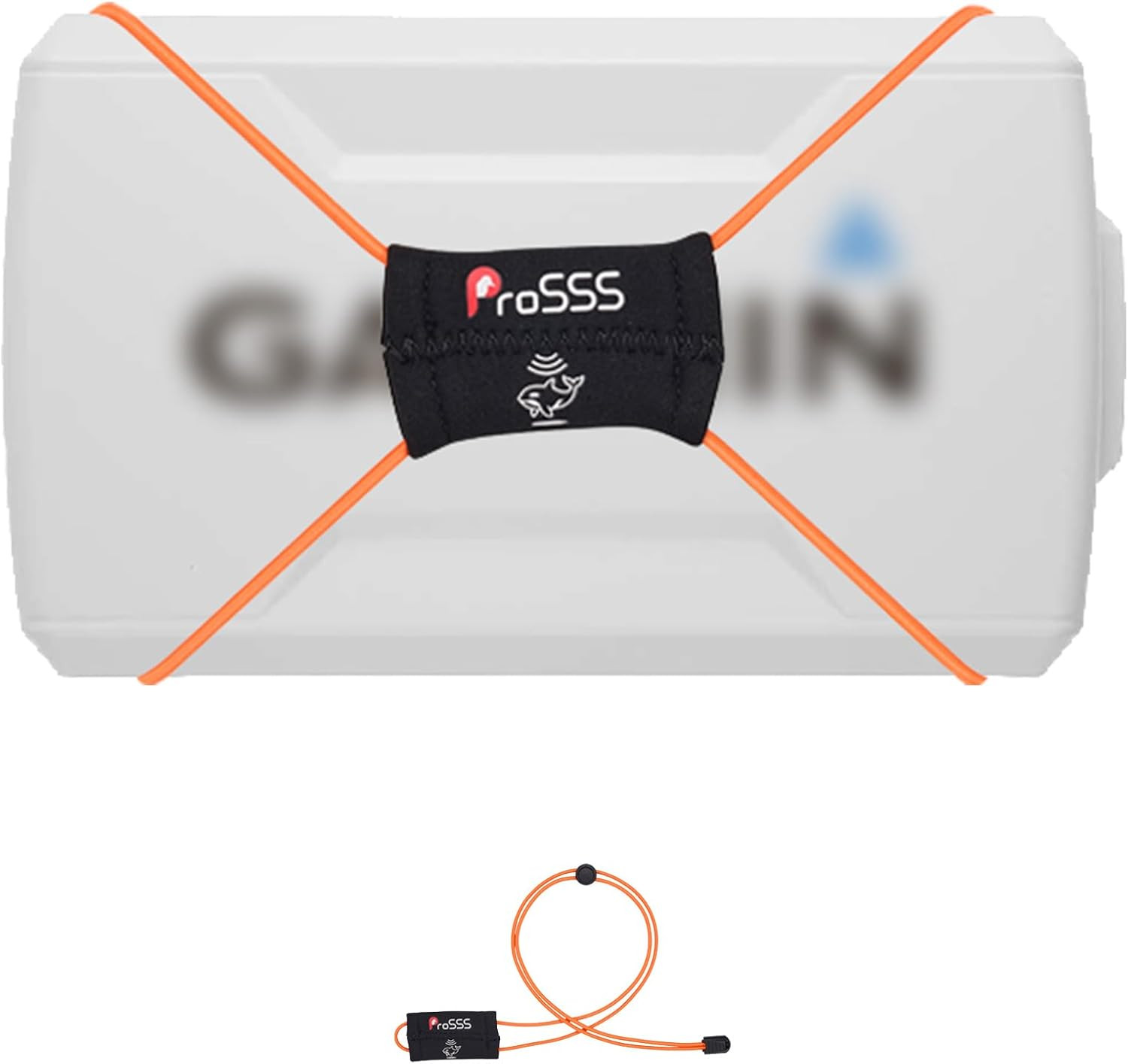 Fish Finder Cover Straps - Adjustable Fishing Accessories Bungee Strap for Graph