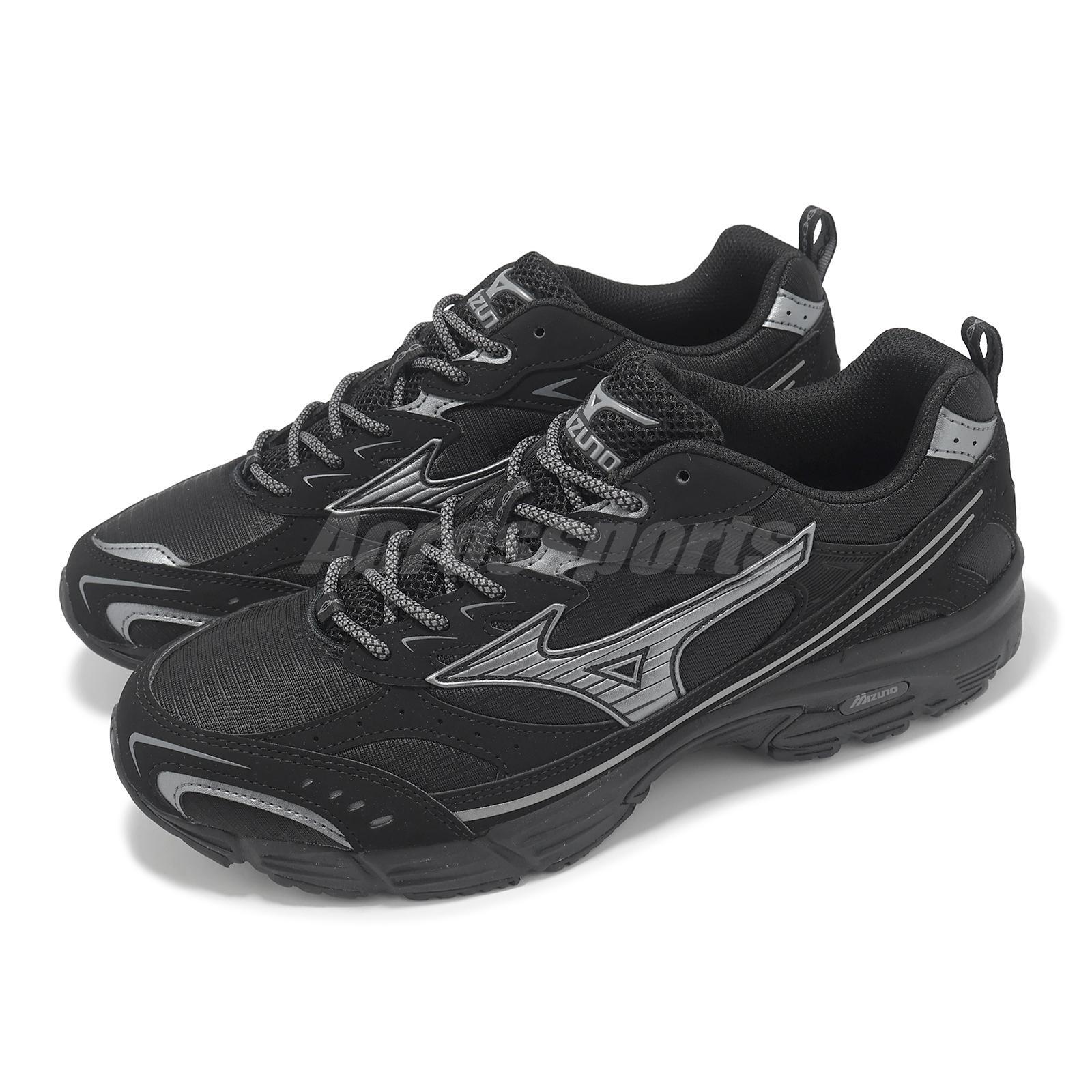 Mizuno MXR Black Grey Men Unisex Lifestyle Casual Shoes Sneakers D1GA2468-01