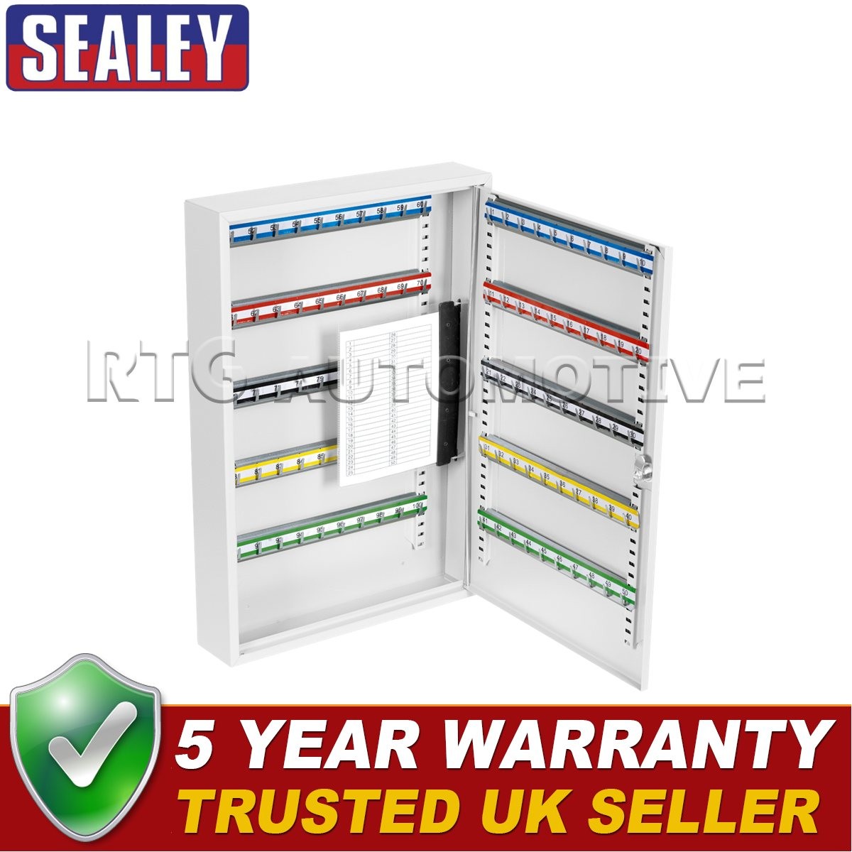 Sealey Key Cabinet 100 Key Capacity SKC100
