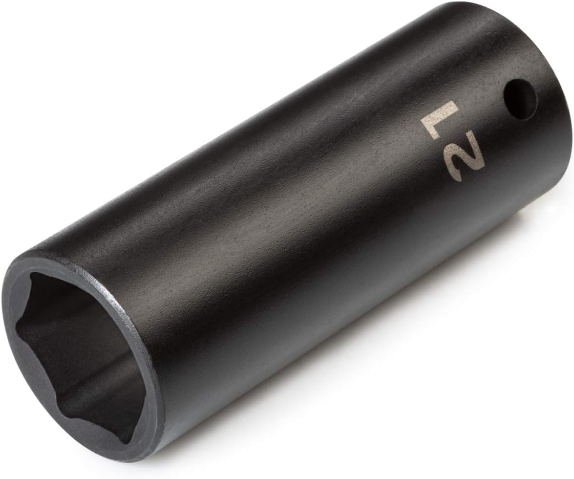 TEKTON 1/2 Inch Drive x 21 mm Deep 6-Point Impact Socket | SID23121 21