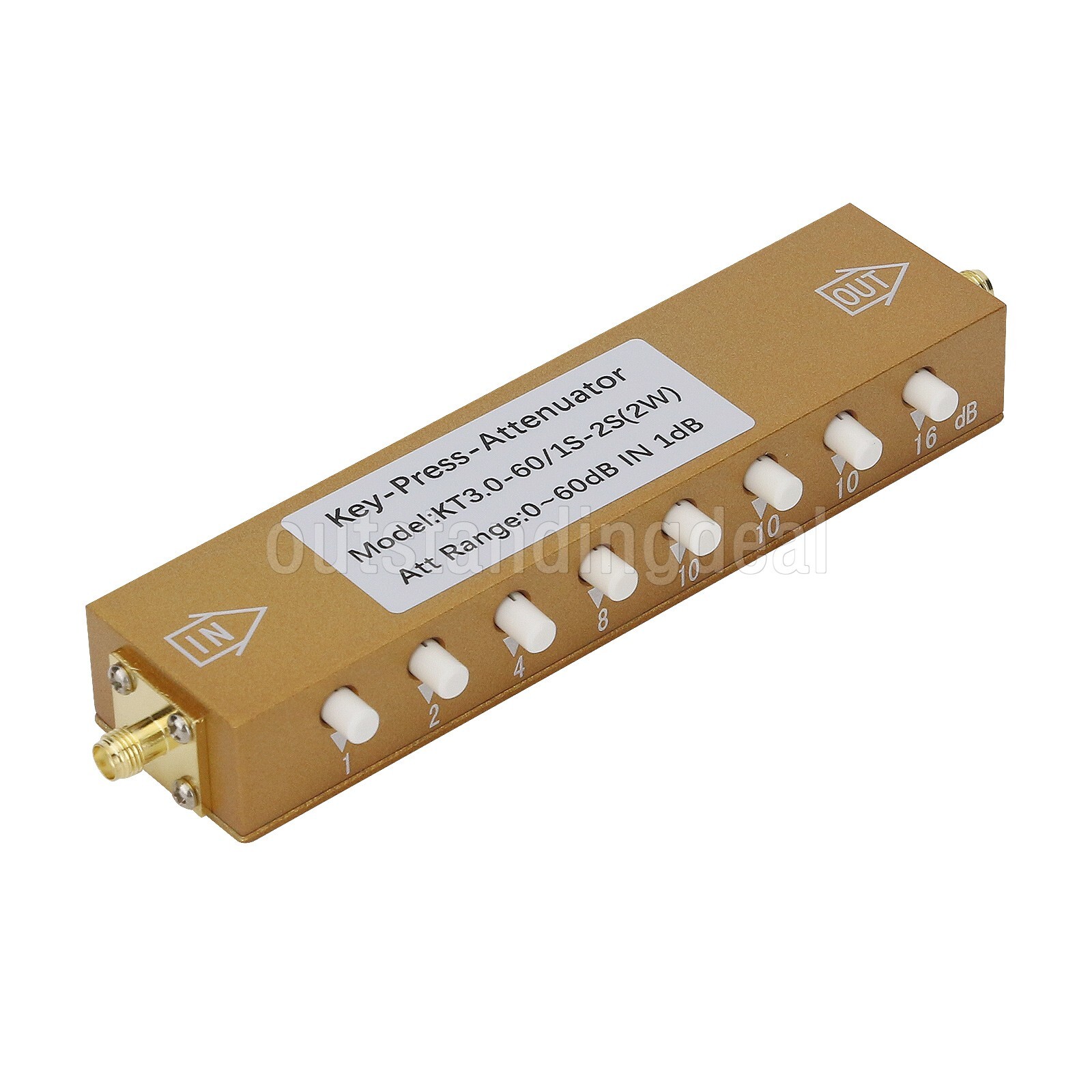SMA-KK Type 0-60dB 0-3GHz RF Adjustable Attenuator Digital Step RF Attenuator sz