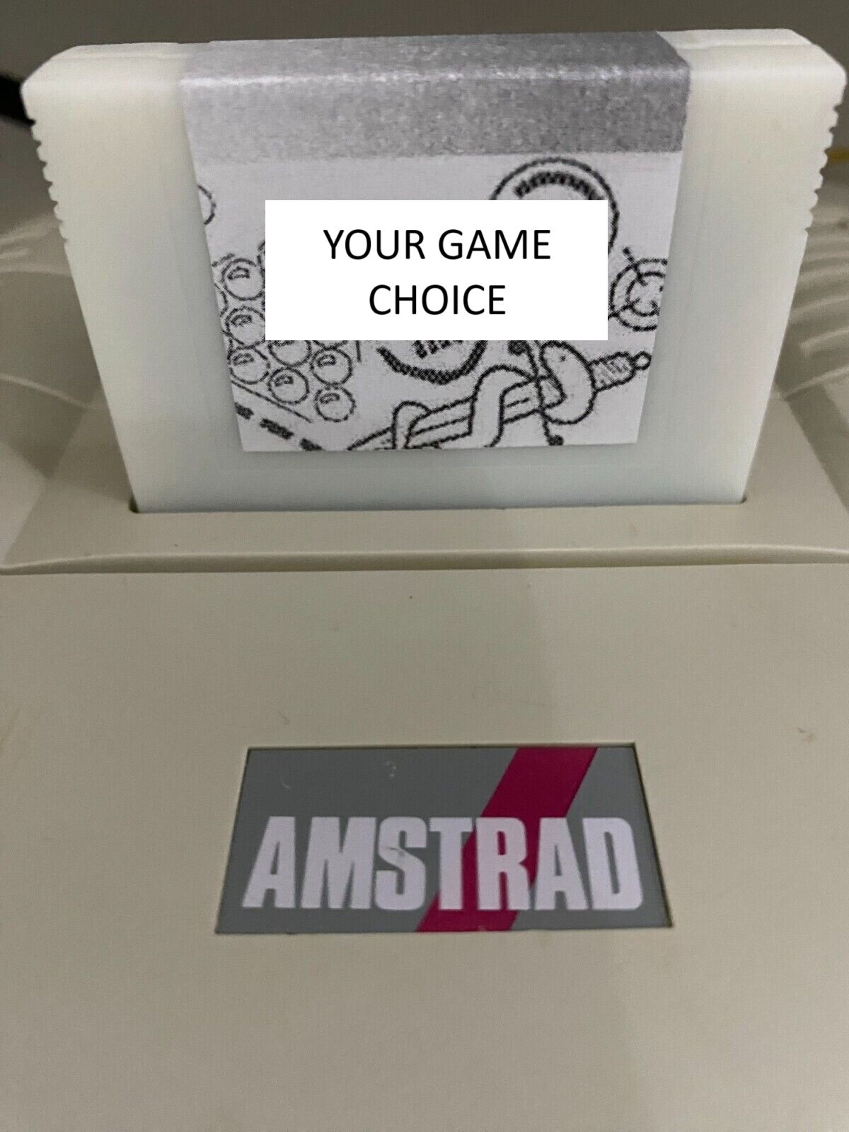 Custom Cartridge + Case - Flashing Service Amstrad CPC 6128 646 plus GX4000