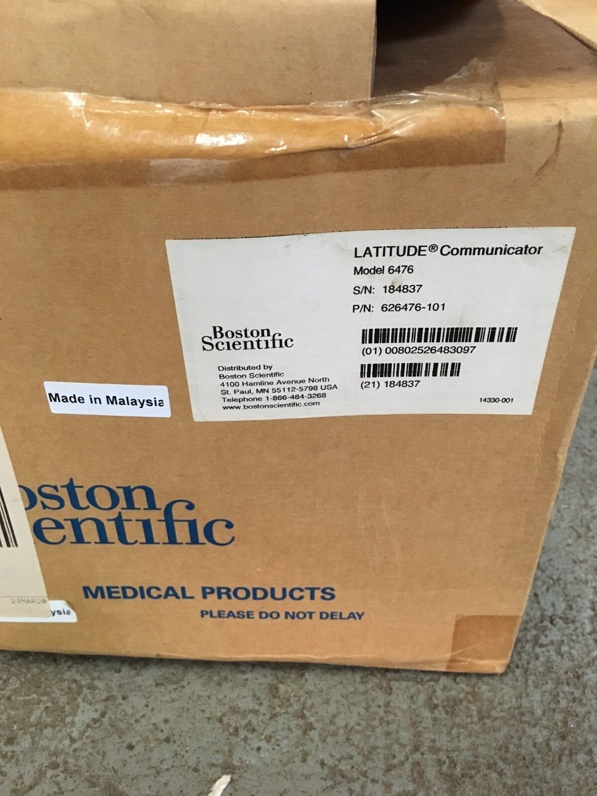 Boston Scientific LATITUDE COMMUNICATOR Wireless Monitoring System Model 6476
