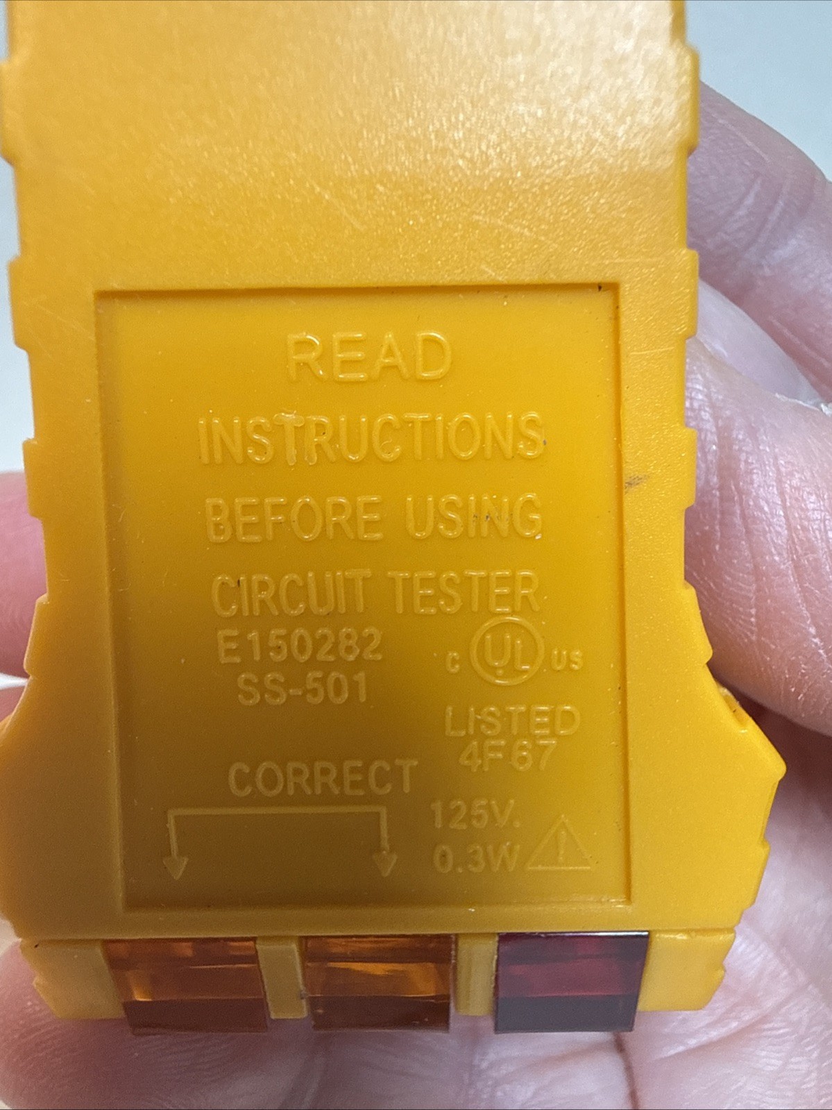 Socket Tester with GFCI check Receptacle Tester for Standard AC Outlets