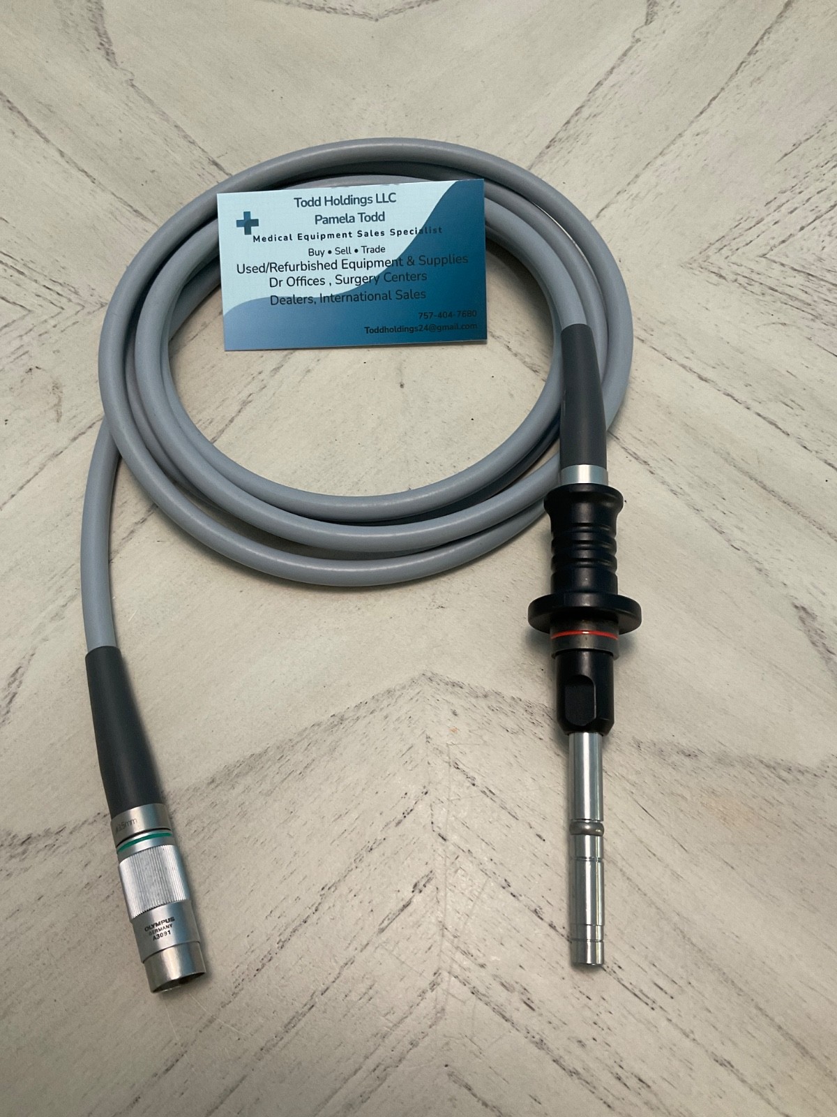 Olympus A3091 Endoscopy Fiber Optic Light Cord