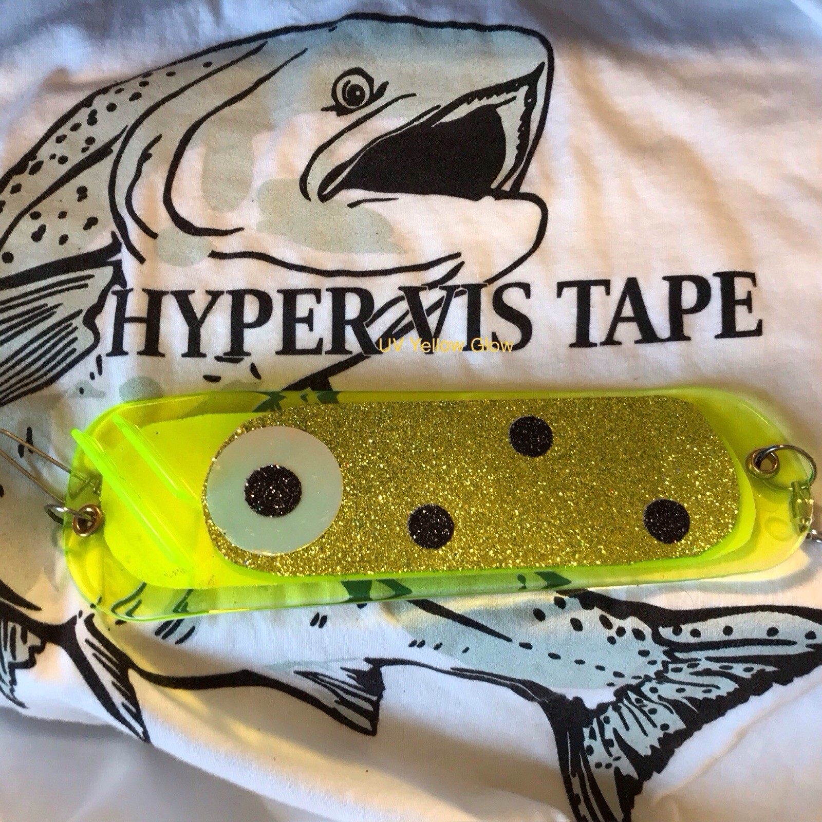 High Percentage Hyper Vis 8.5” Flasher/360/Rotator UV Yellow Glow