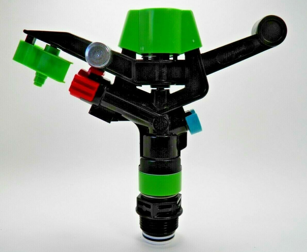 2 YUZUAK 14W 3/4" IMPACT SPRINKLER PERFECT COVERAGE LOW OR HIGH PSI UP TO 100FT