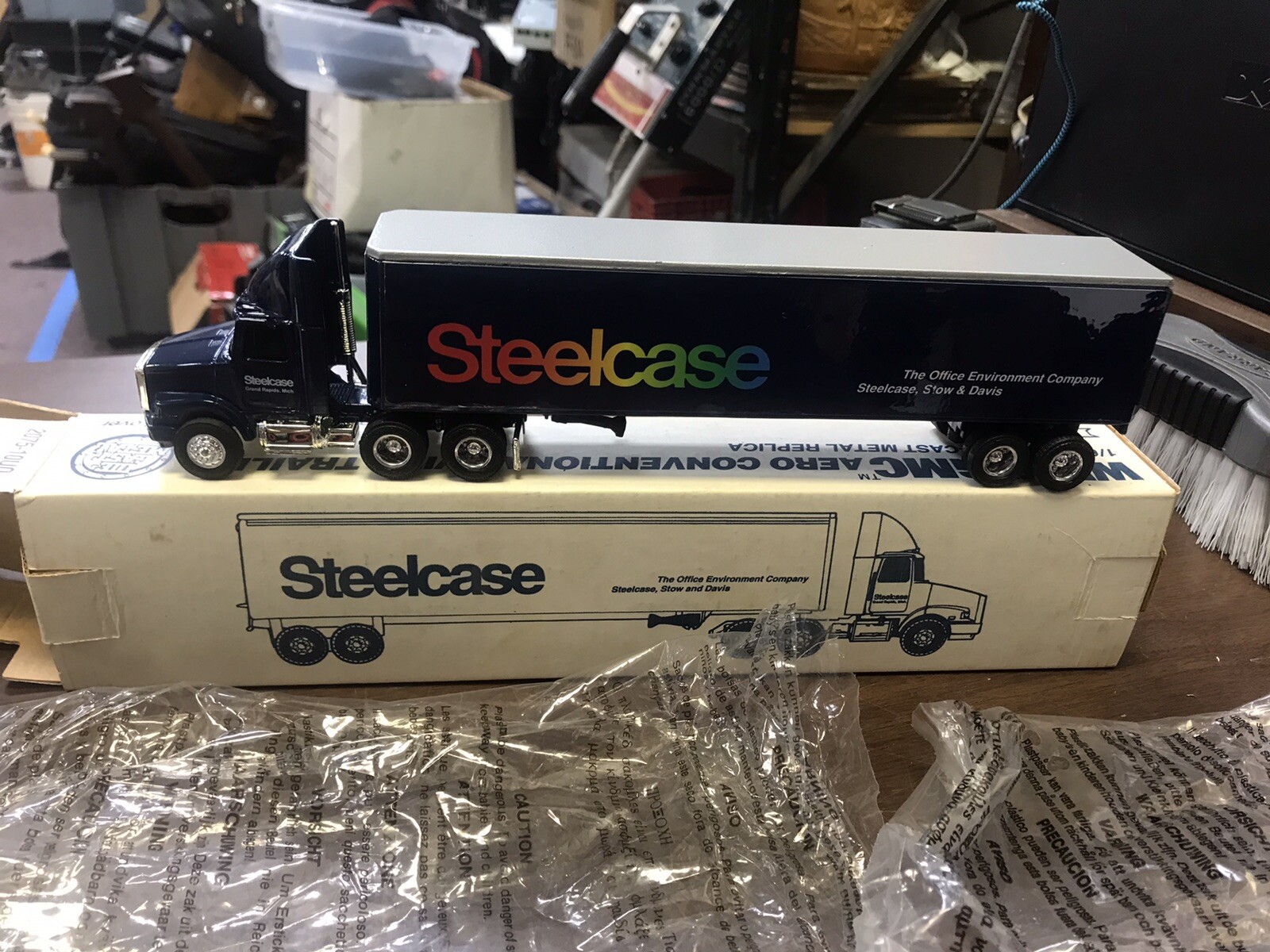 Steel Case 1/64 Scale Die Cast Meatl Replica ERTL