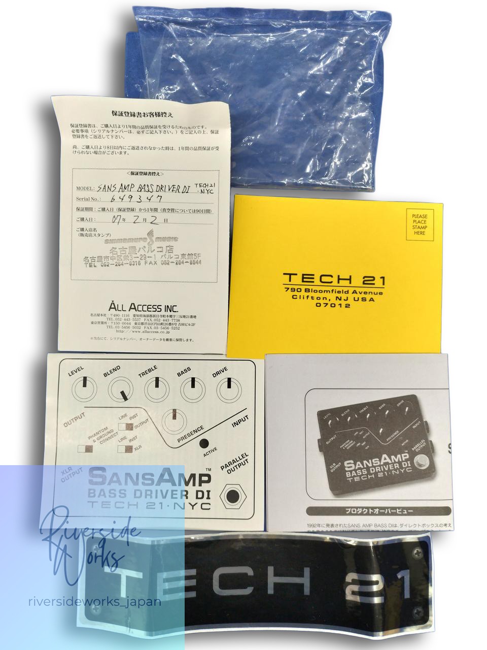 TECH21 BASS DRIVER DI Preamp Pedal