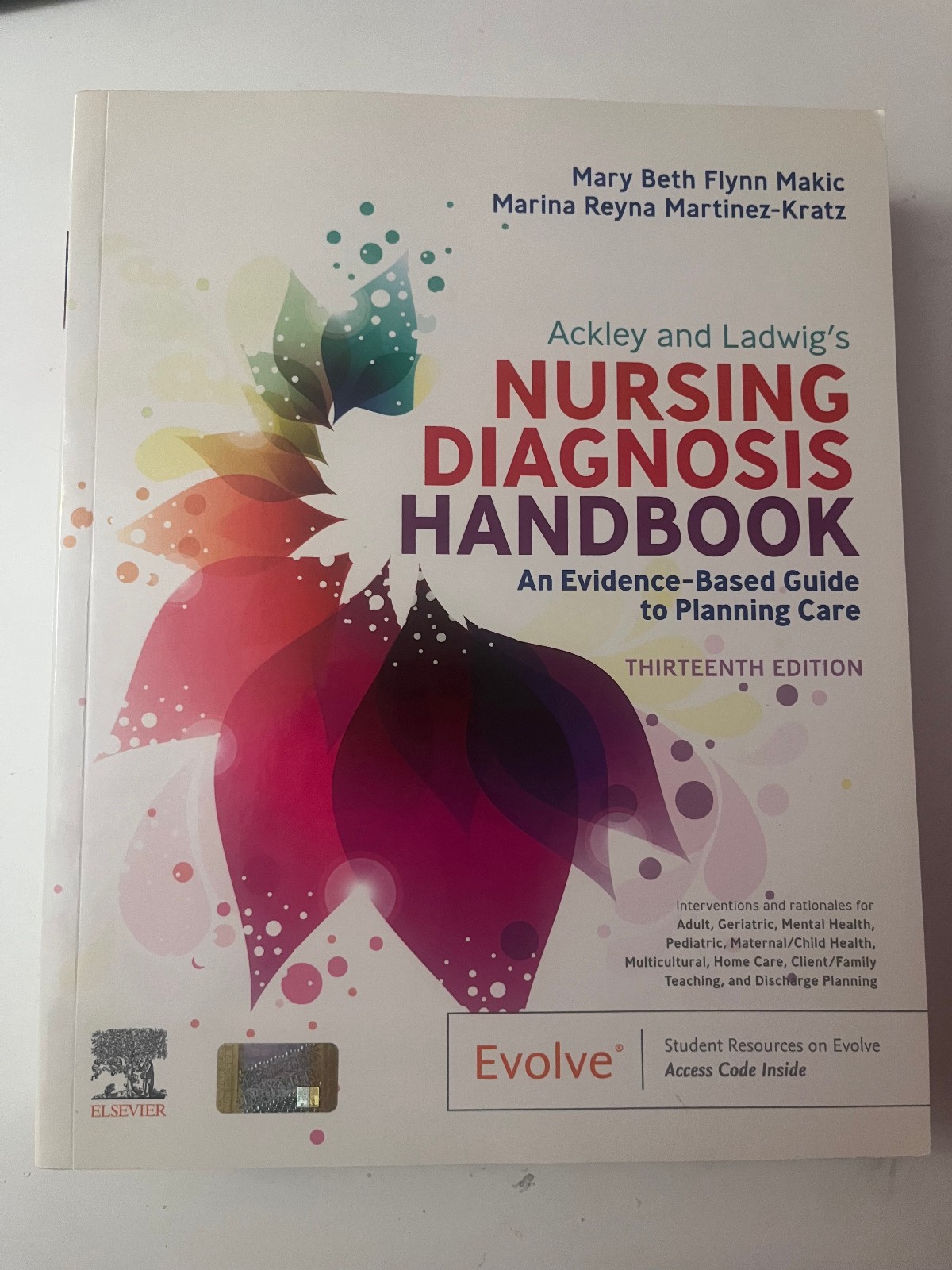 Ackley and Ladwig's Nursing Diagnosis Handbook 13th Edition - WITH CODE - VG