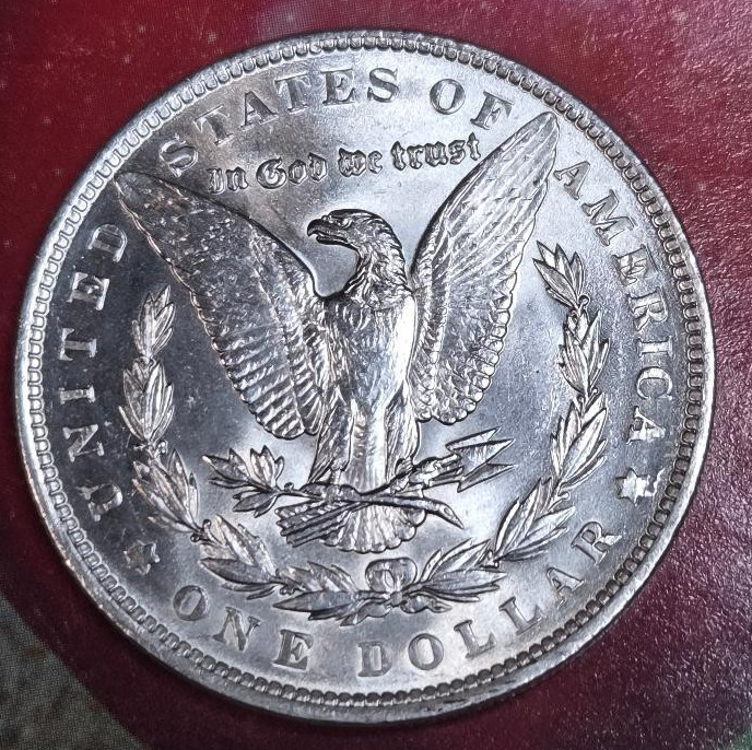 1889  MS quality Morgan Silver Dollar....26.69 grams