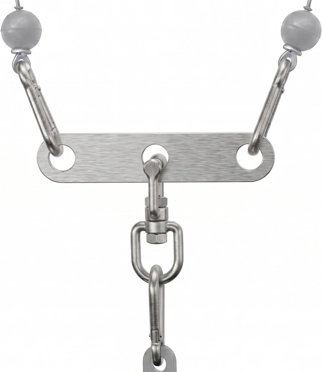 Stainless Steel Double to Single Pulley Adaptor Plate for Cable Machine – Fit...