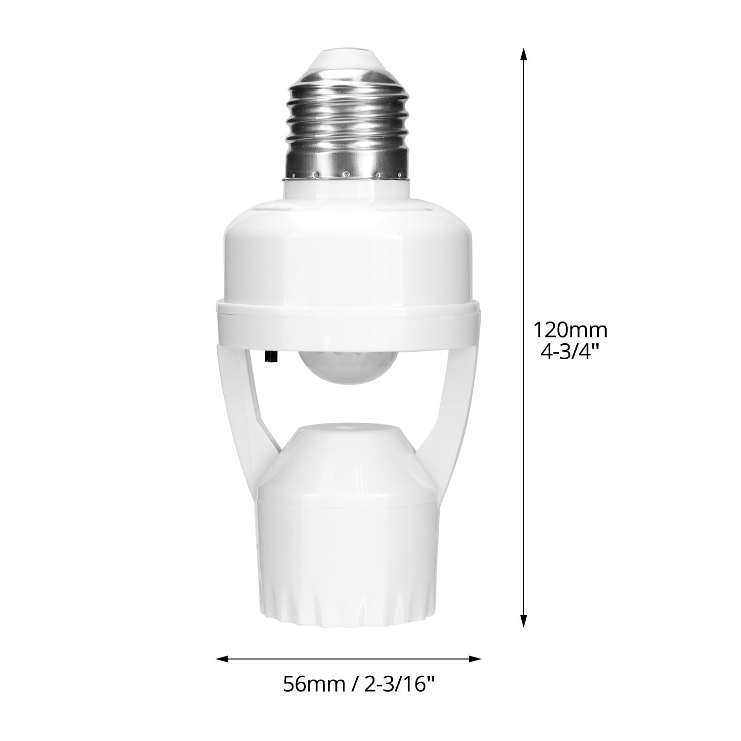 Motion Sensor Light Socket E26/E27 PIR Motion Activated Socket 60W Max