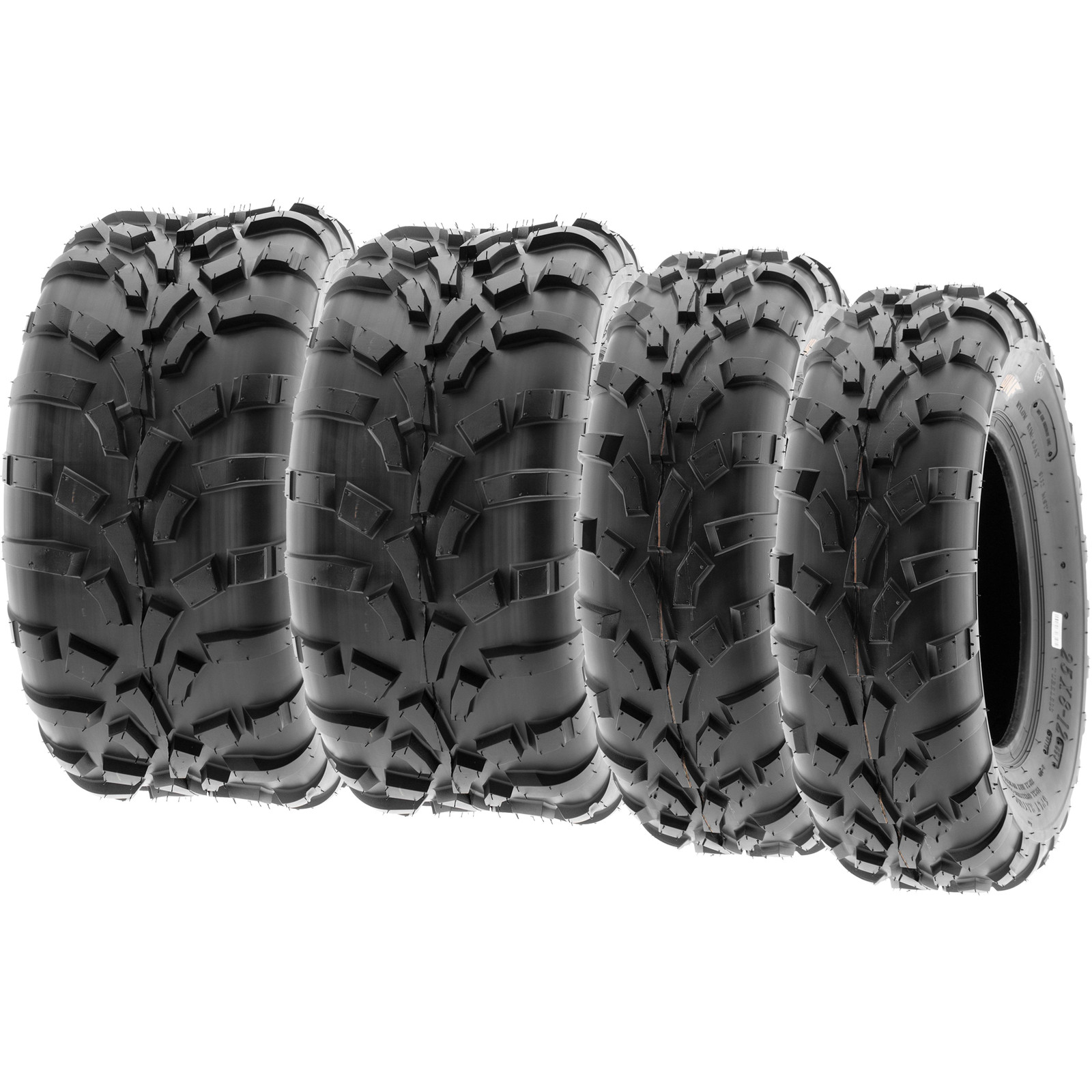 SunF ATV Tires 25x8-12 25x11-10 Race Trail Sport 6 PR A010 - BUNDLE