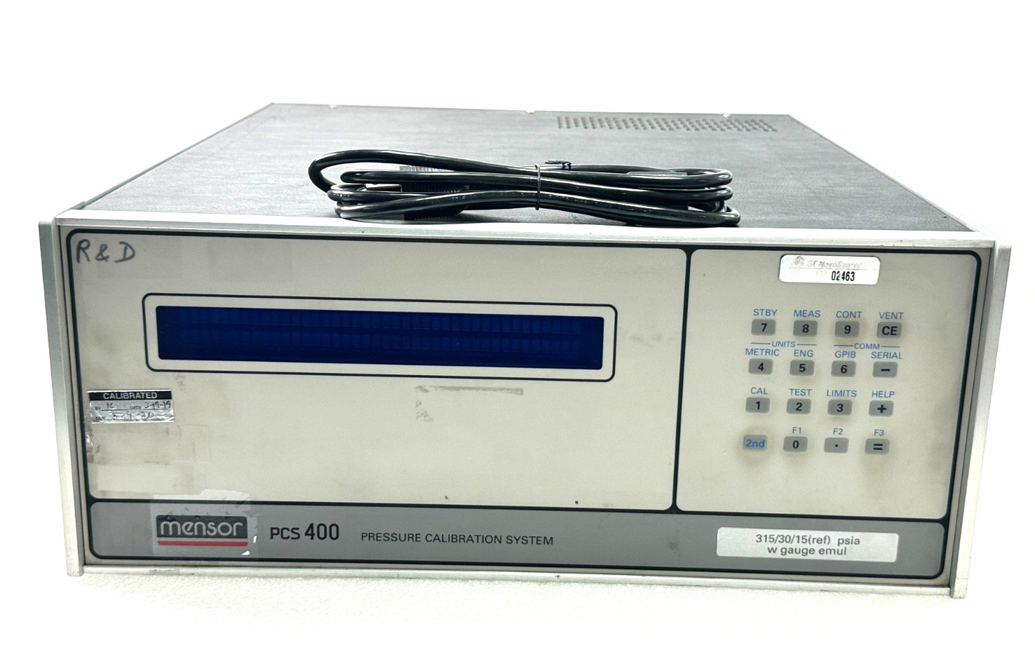 MENSOR PCS 400 PRESSURE BALIBRATION SYSTEM HIGH ACCURACY SYSTEM FREE SHIPPING 🚚