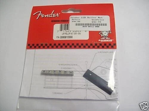 NEW - Genuine Fender LSR Roller Nut (.008-.056), 099-0812-000