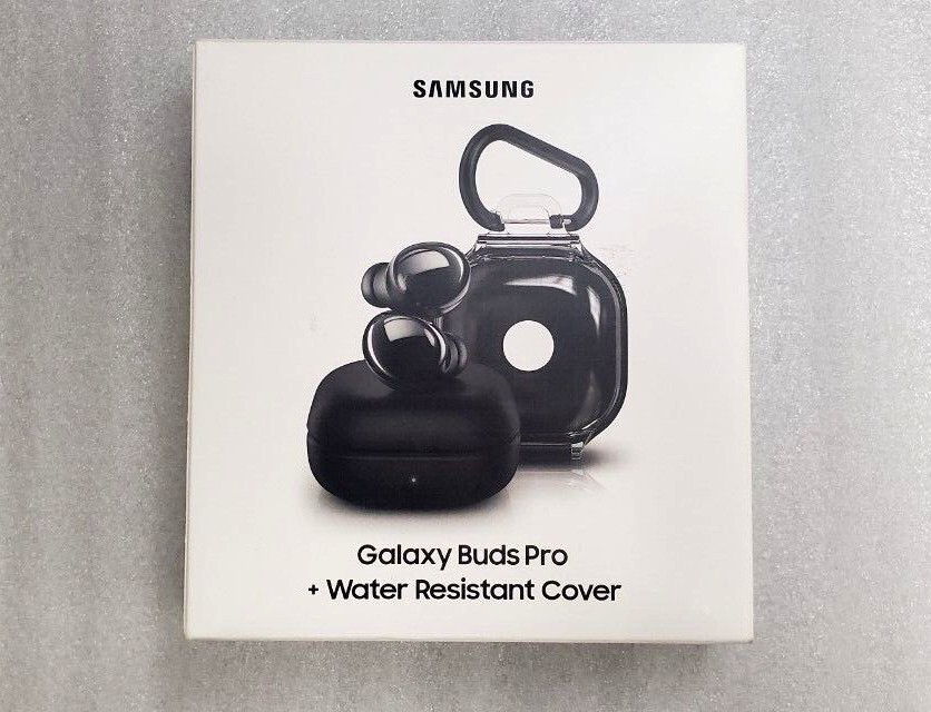 Samsung Galaxy Buds Pro Phantom Black w/ Water Resistant Case SM-R190NZKCXAR