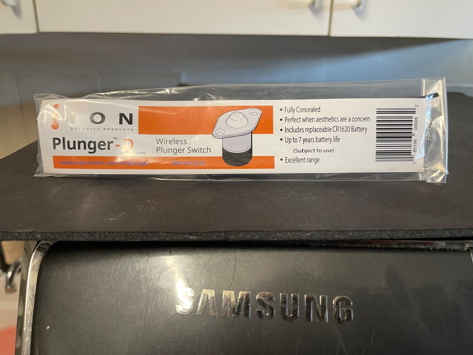 Brand New MICRA-D Recessed 3/4" iON Plunger Wireless Transmitter DSC Power Serie