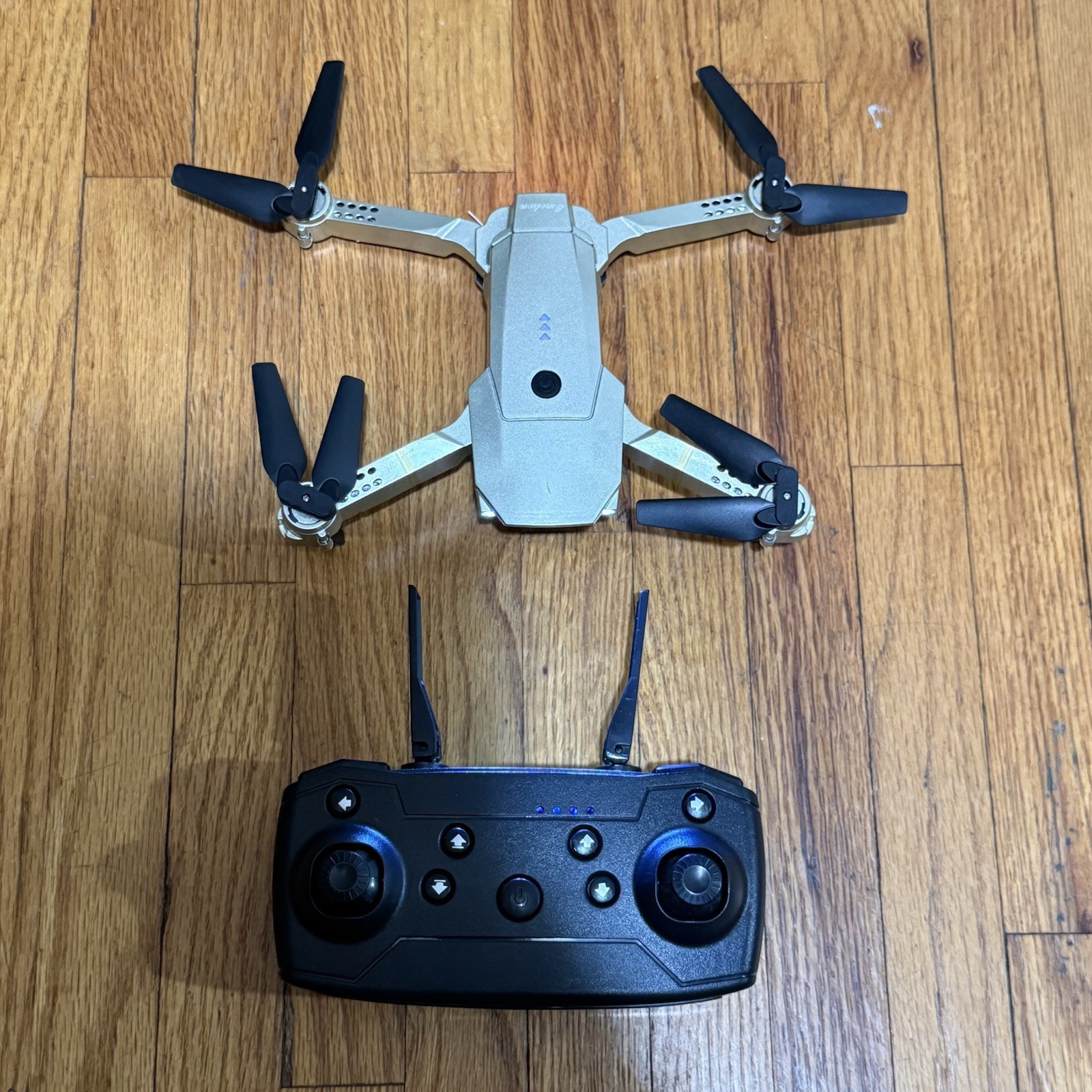 4k Camera E58 Foldable RC Quadcopter Drone Black with Controller & Carrying Case