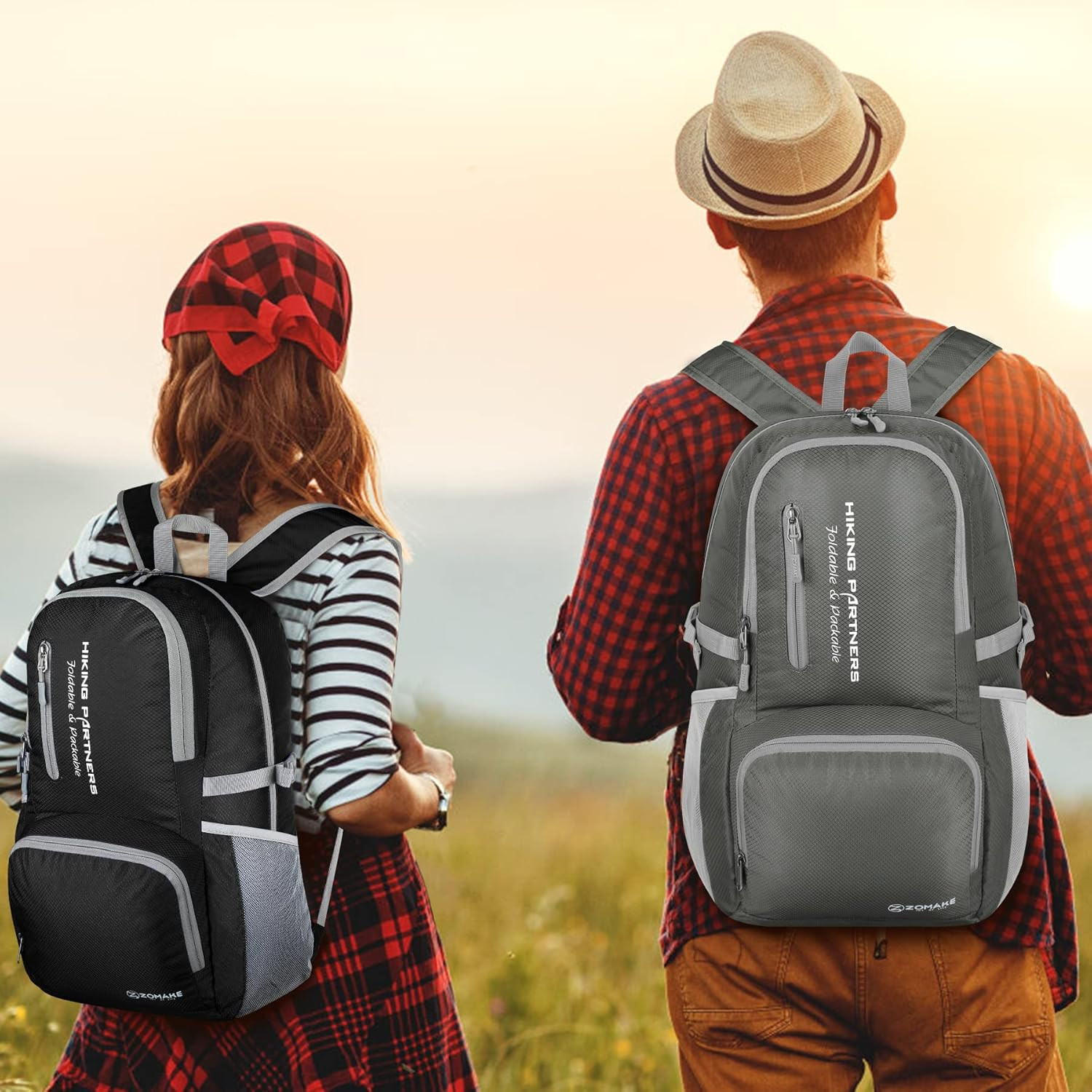 ZOMAKE Lightweight Packable Backpack, 35L Light Foldable Hiking Backpacks Water
