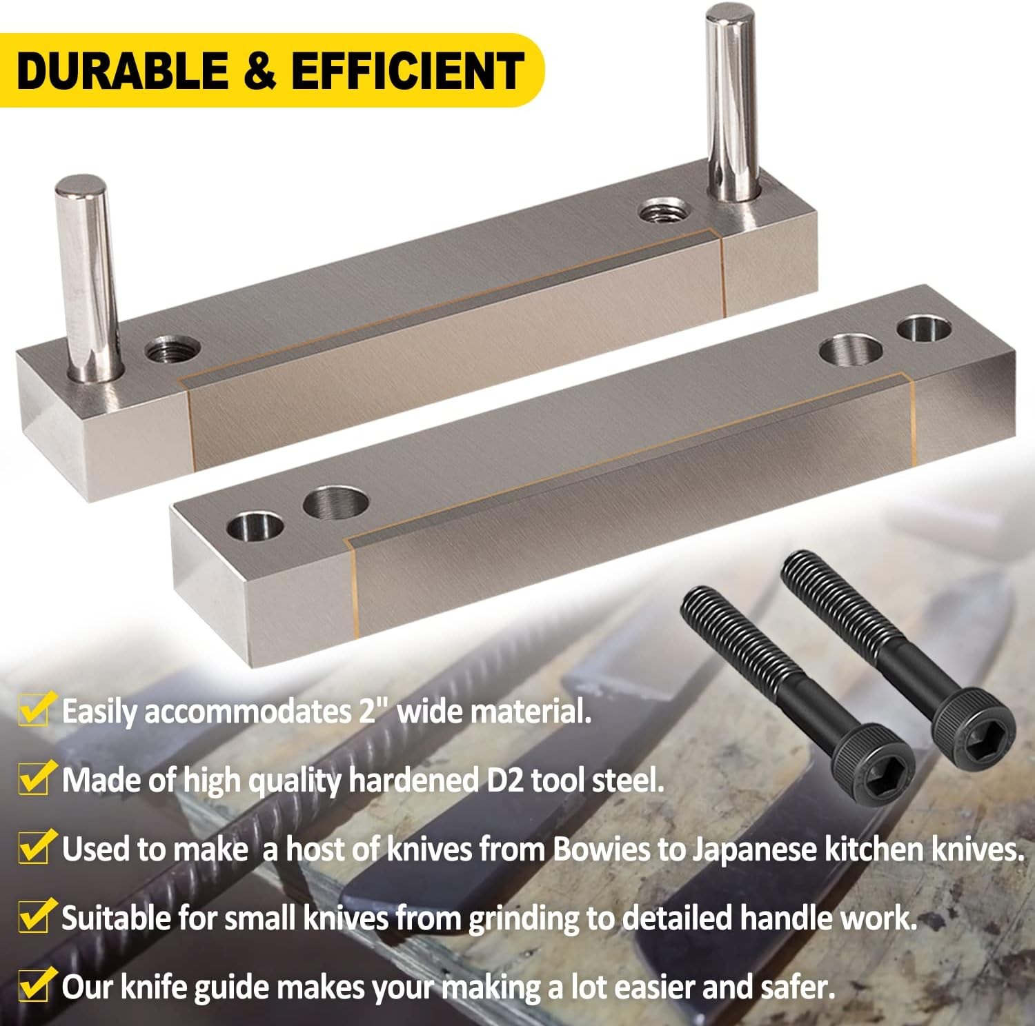 Hardened File Guide with Carbide Surface For Knife Making Knife Maker Tool Blade