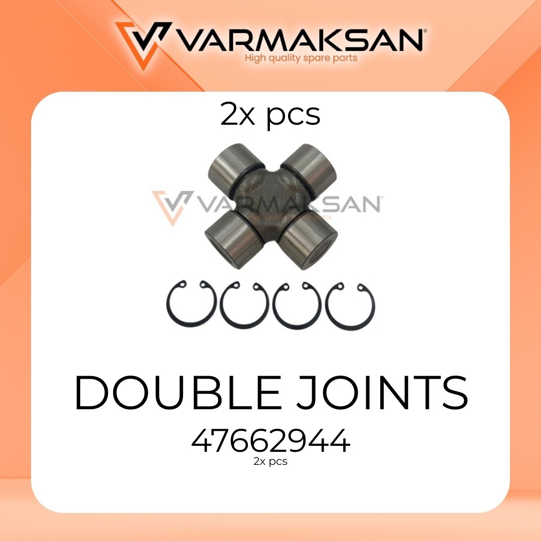 NEW CNH 47662944 DOUBLE JOINTS PACK OF 2 / NEW 47662944 SPIDER - 2x PCS