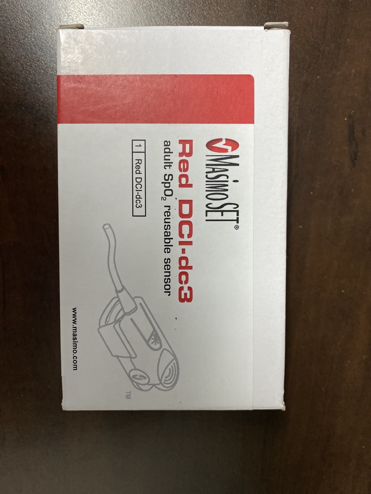 Original 2053 Masimo OEM Red DCI-DC3, SpO2 Sensor, Direct Connect Finger Sensor