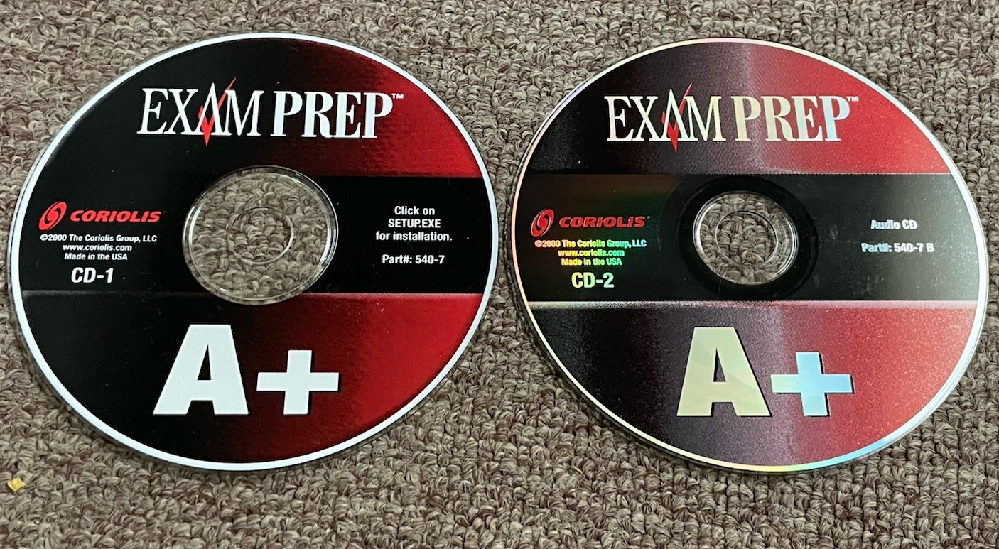 A+ Exam Prep Test Coriolis CD Package