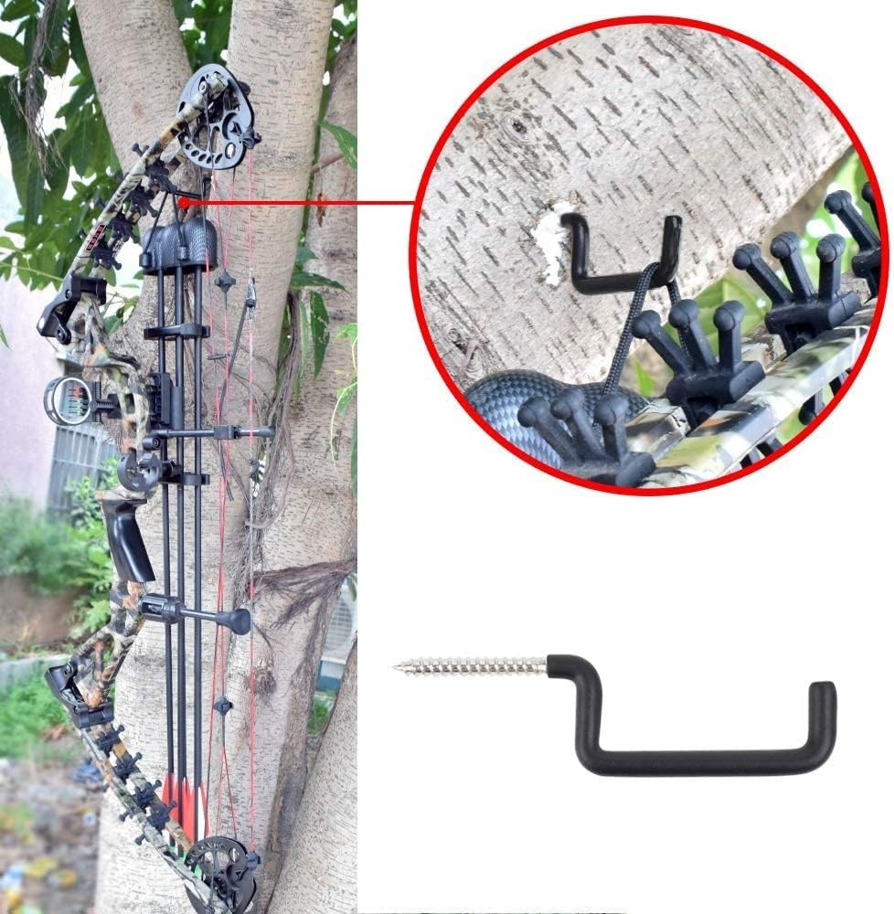10Pcs Archery Bow Hook,Bow and Gear Accessory Hook Holders Real Tree Stand