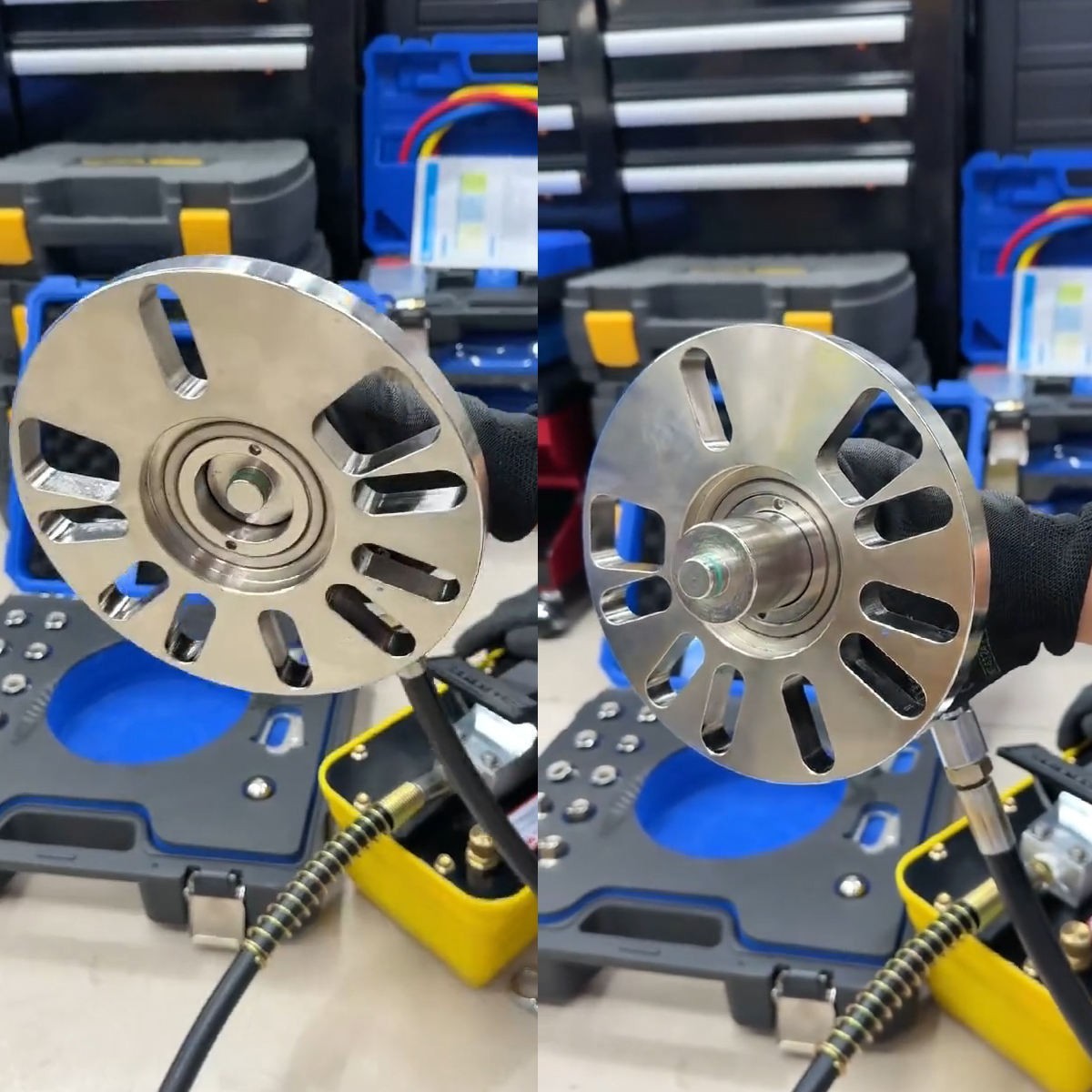 Hydraulic Wheel Hub & Axle Half Shaft Removal Tool Kit, Inner CV Joint Puller