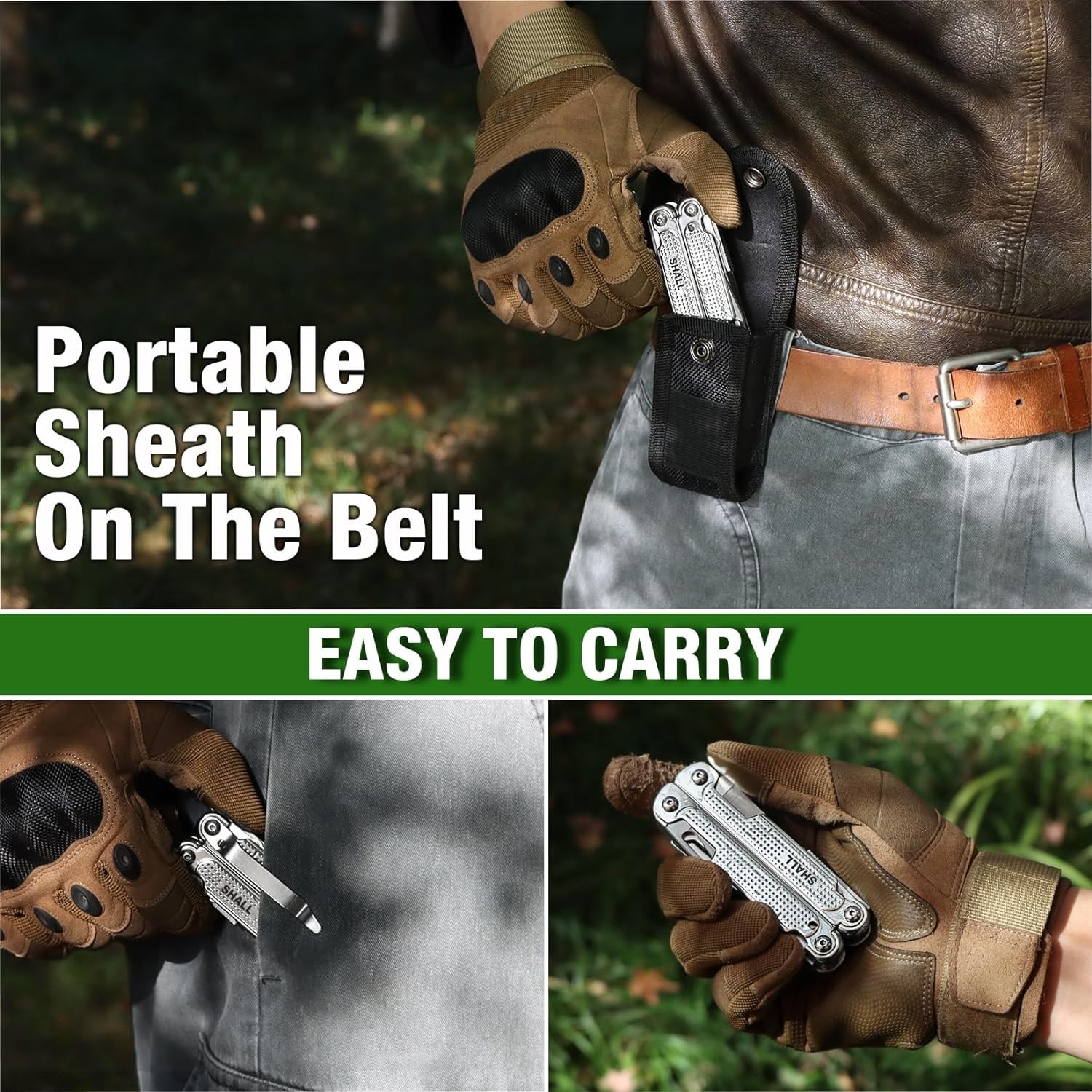 SHALL Multitool Pliers Multitools Practical Portable Pocket Camping Tools