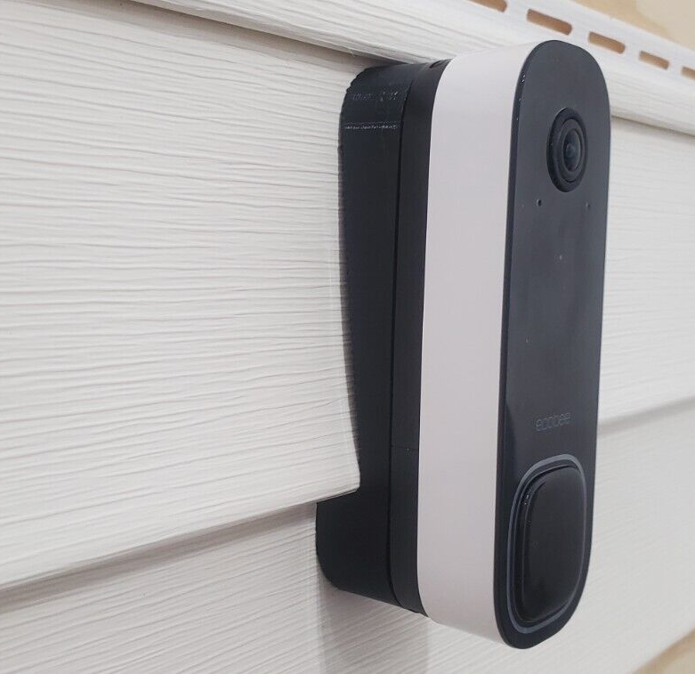 ecobee Video Doorbell Angle Adjustment Mount Wedge 4" Vinyl Siding Mount