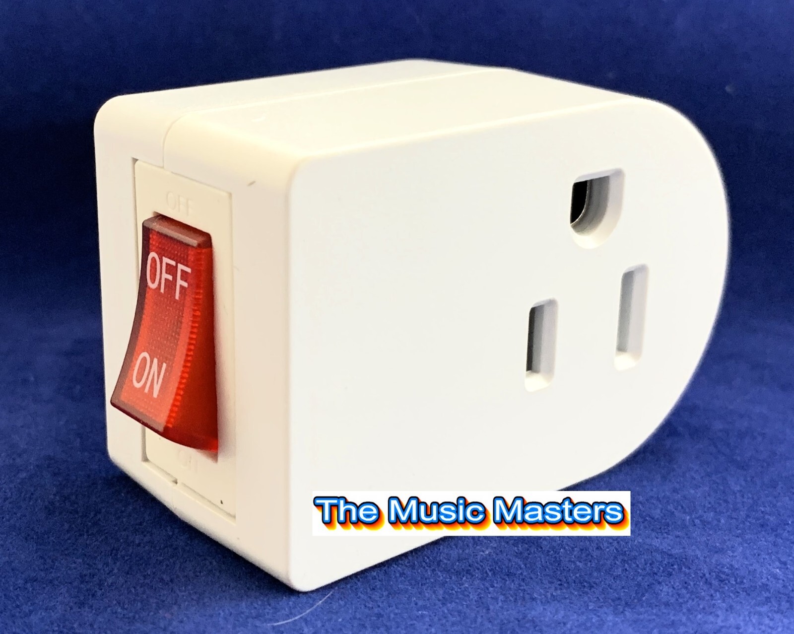2X Grounded On/Off LIGHTED POWER SWITCH Single AC Wall Plug Electrical Outlet