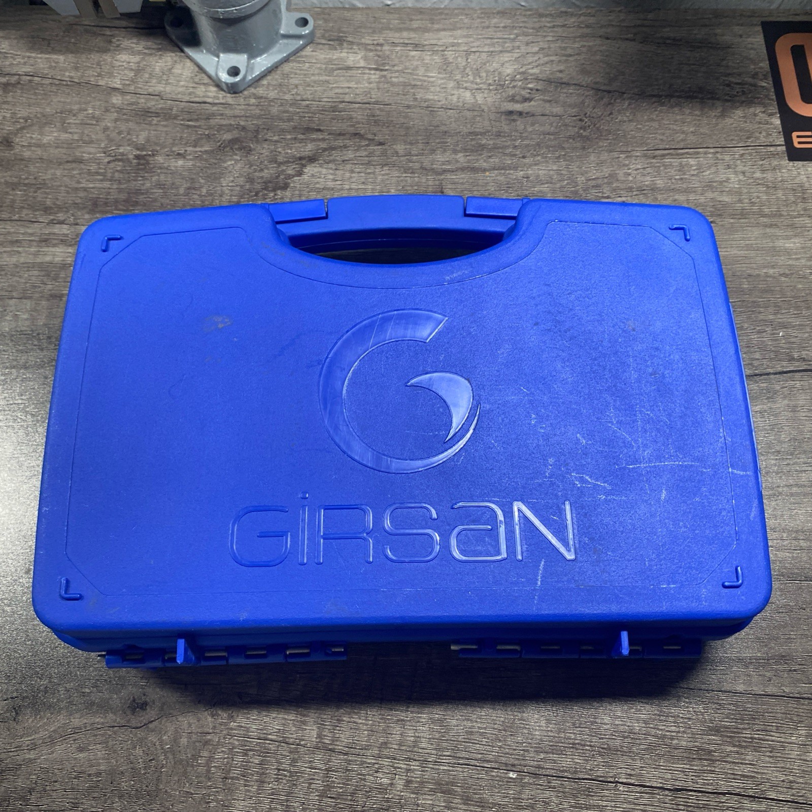 Girsan Blue Hard Plastic Pistol Hard Case with Foam Insert, Brush, Holds 1 Gun