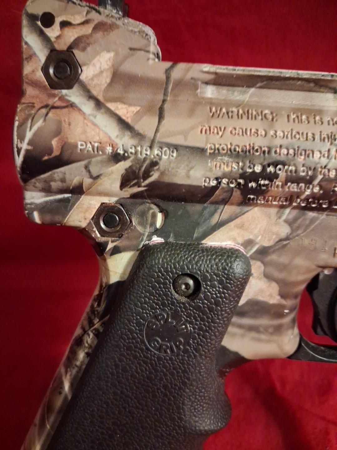 Tippmann 98 Custom Camouflage Paintball Gun with Hopper
