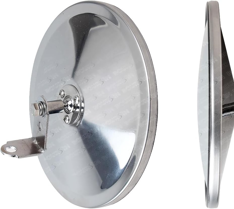 8 Inch Blind Spot Mirror Door Round Convex For Isuzu NPR NPR-HD NQR NRR GMC C...