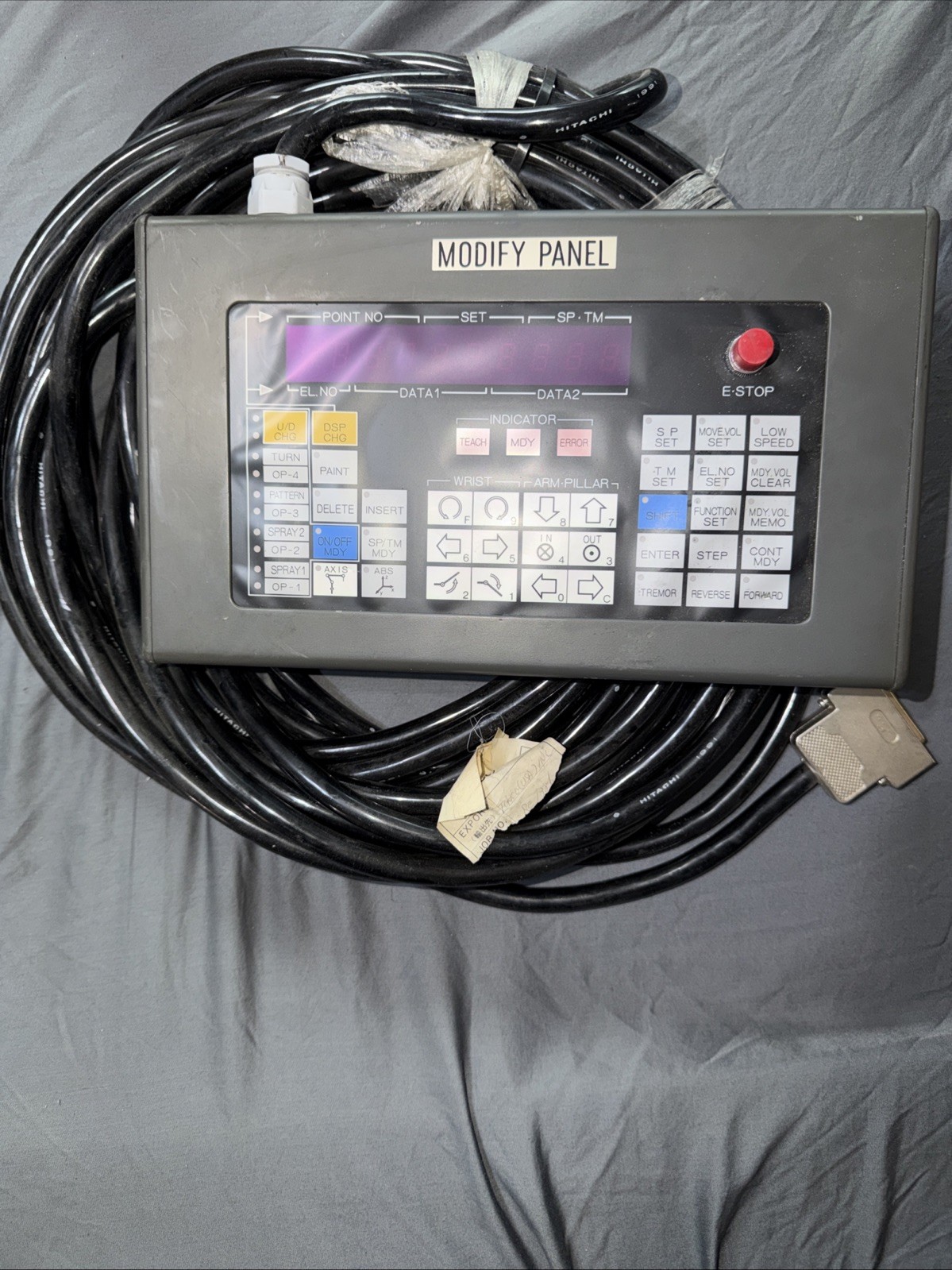 Tokico MC-4 Robotic Robot Teach Pendant Control Panel MC4 Paint Used
