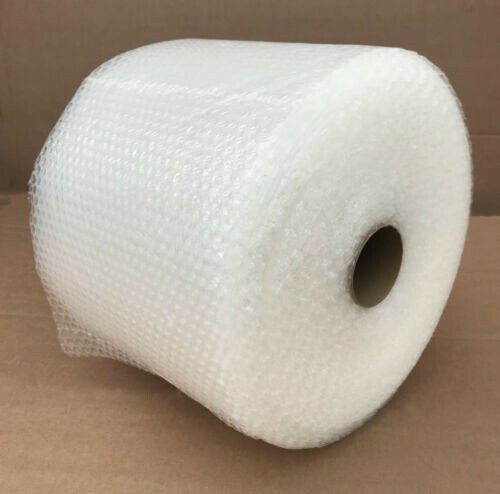 Fan  3/16"x 12" Small Bubbles Packaging Wrap Perforated 175 ft Moving/Mailing