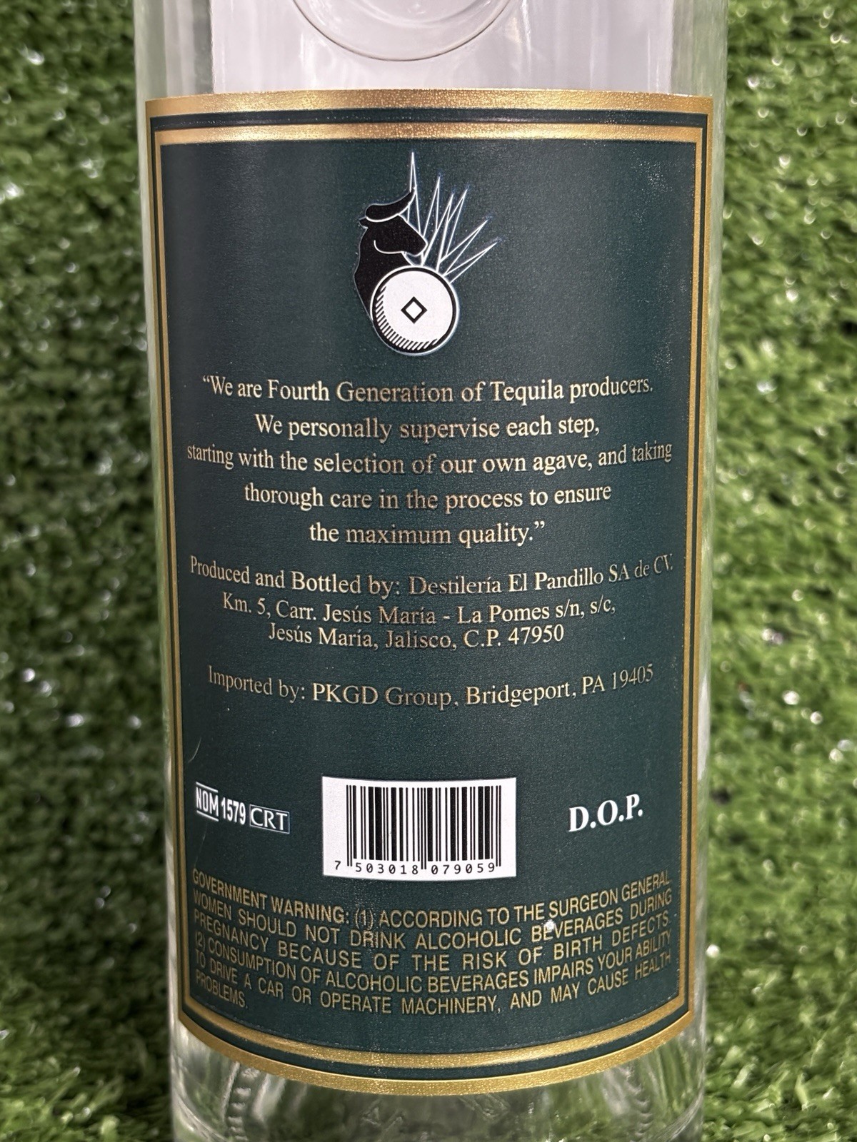 G4 Reposado Tequila Decorative Decanter Bottle
