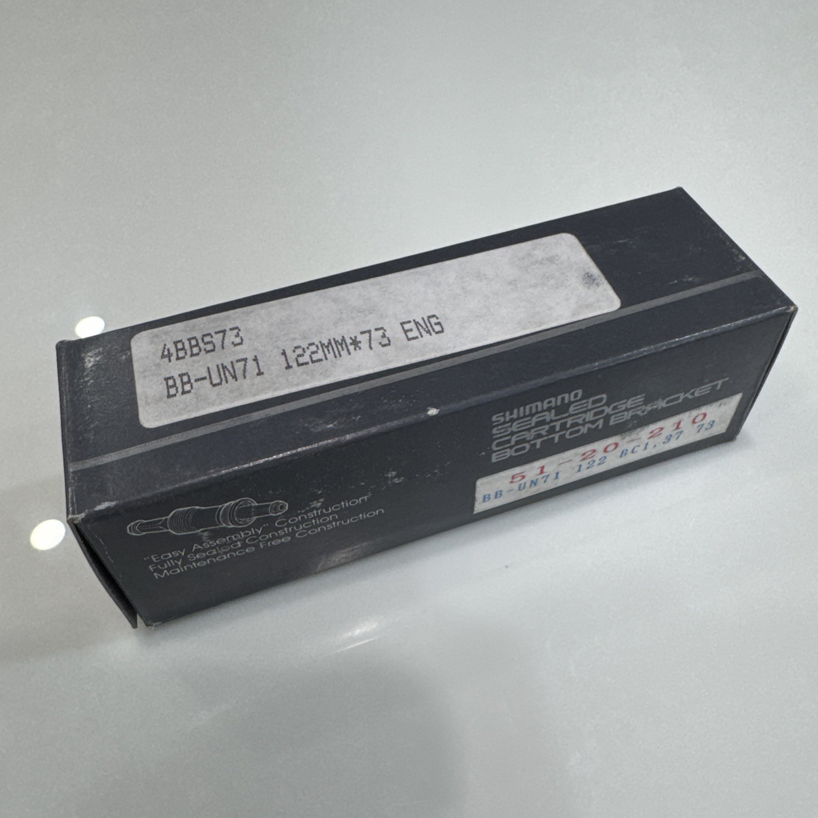 Shimano BB-UN71 Bottom Bracket 122mm BC1.37x24 73 NOS New in Box