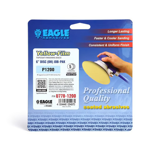 Eagle Abrasives 6” Yel-Film S-Tack Discs