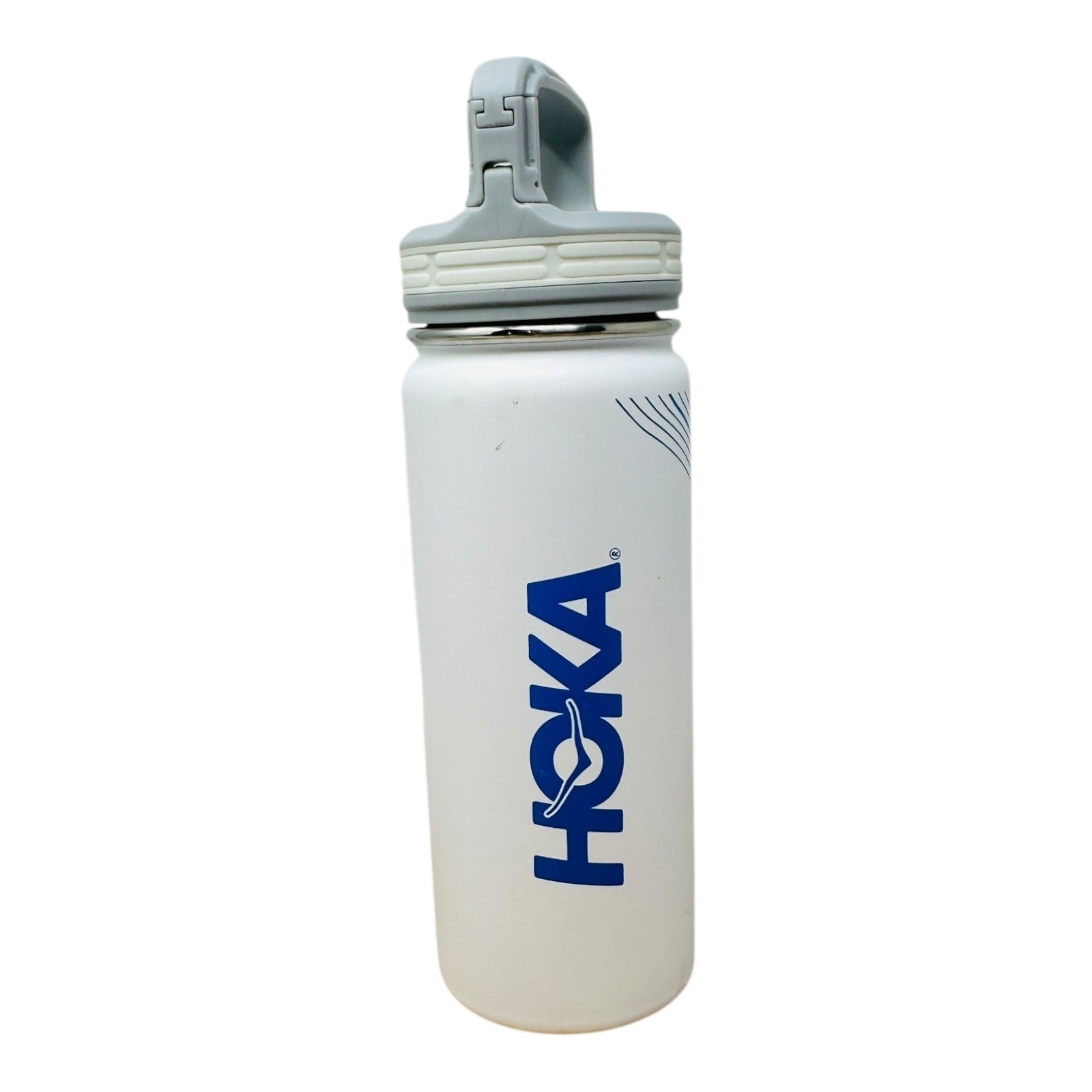 HOKA One Double Insulated Stainless Steel 16oz Sports Water Bottle White