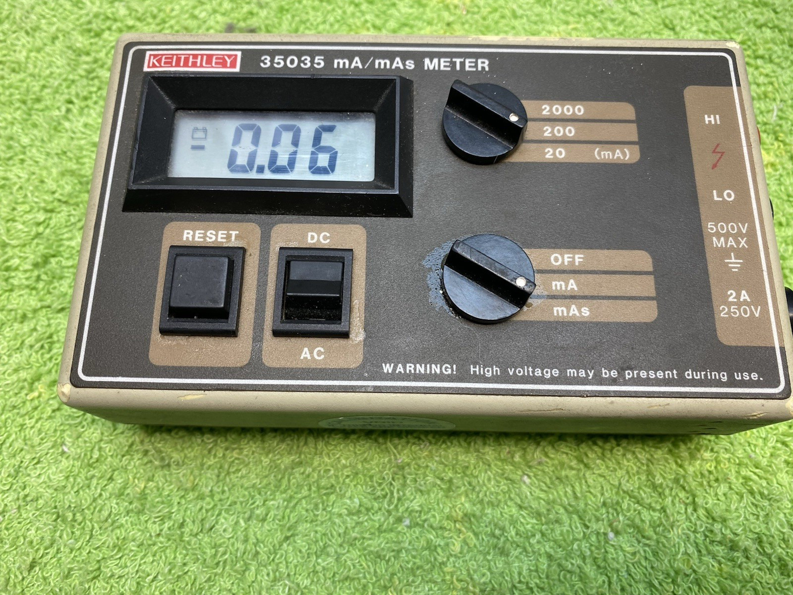 Keithley 35035 mA/mAs x-ray, meter calibration, tester, made in USA, free ship.